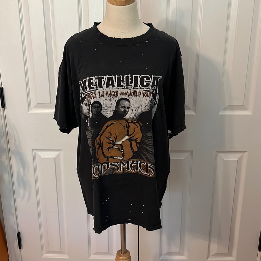 Vintage Metallica band tee